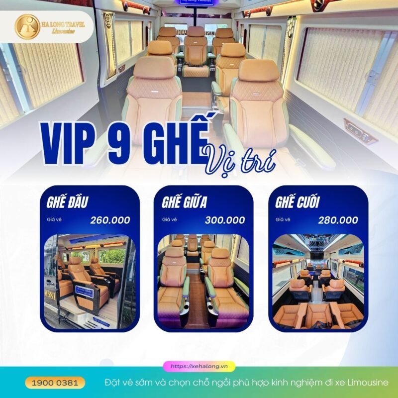 Kinh nghiệm đi xe limousine Hà Nội Hạ Long cho lần đầu tiên 2 Đặt vé sớm và chọn chỗ ngồi phù hợp kinh nghiệm đi xe Limousine