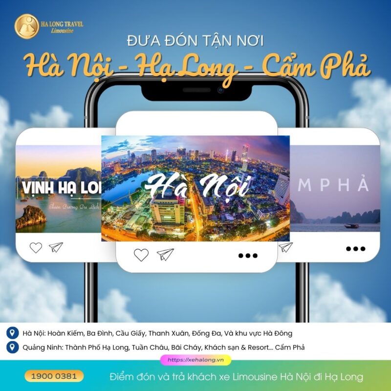 Lịch trình xe limousine Hà Nội Hạ Long: Mất bao lâu? Chỉ từ 2.5 giờ! 3 Điểm đón và trả khách xe Limousine Hà Nội đi Hạ Long