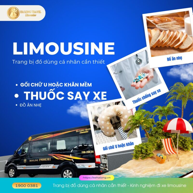 Kinh nghiệm đi xe limousine Hà Nội Hạ Long cho lần đầu tiên 4 Trang bị đồ dùng cá nhân cần thiết - Kinh nghiệm đi xe limousine