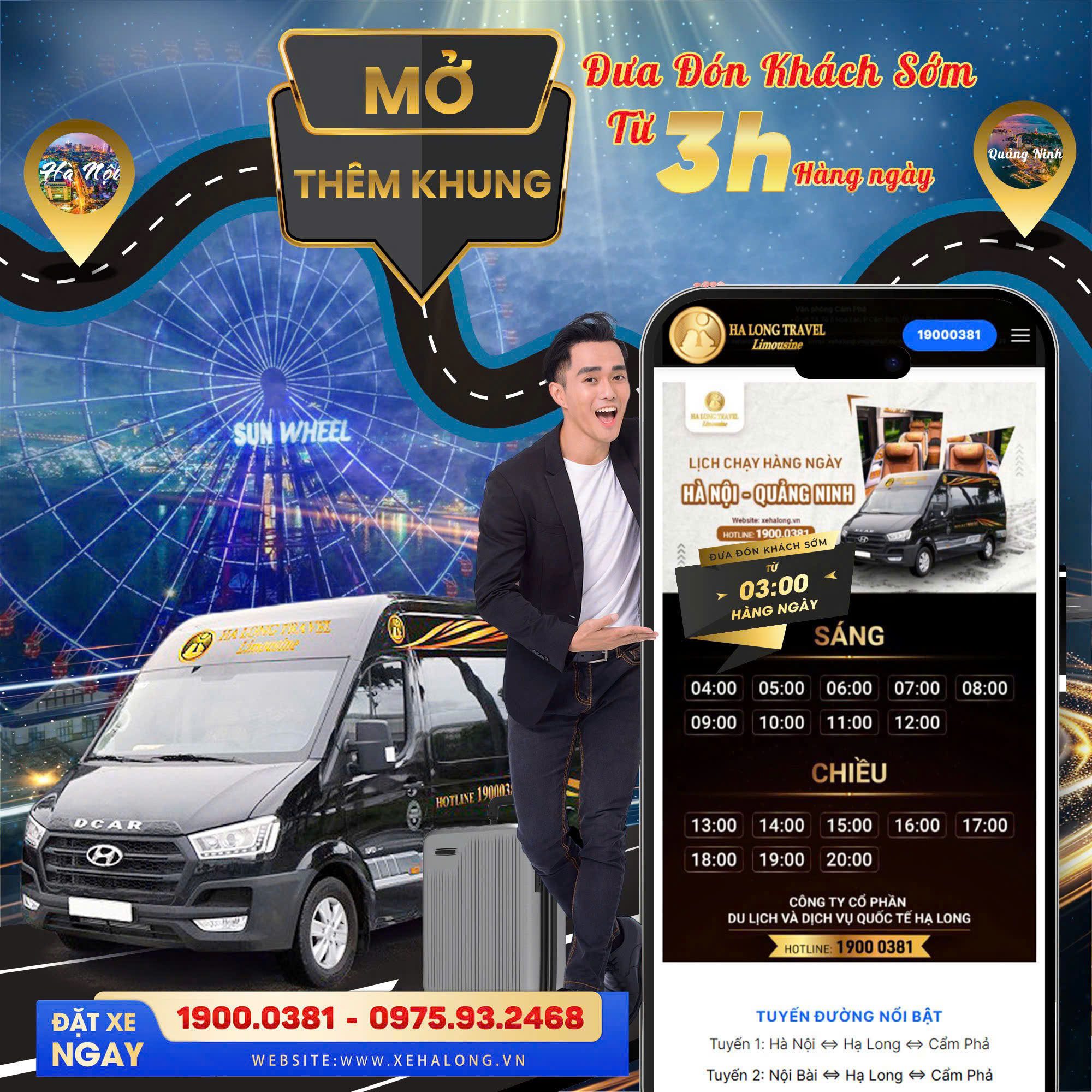 Nhà Xe Hạ Long Travel Chính Thức Mở Chuyến 4h Sáng Từ Hạ Long Đi Hà Nội! 2 lich trinh chuyen 4h sang tu ha long di ha noi